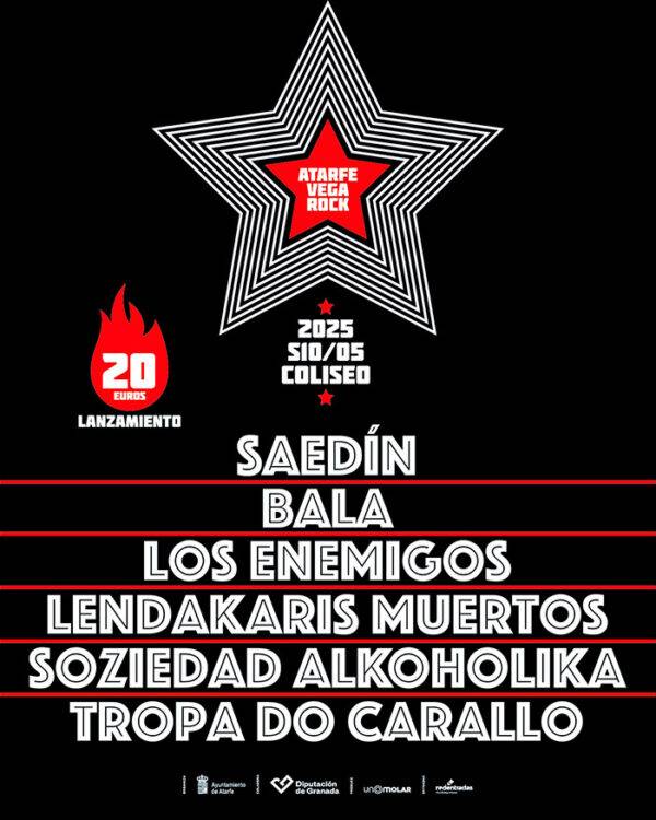 Atarfe Vega Rock presenta su edición de 2025 con un cartel insuperable!