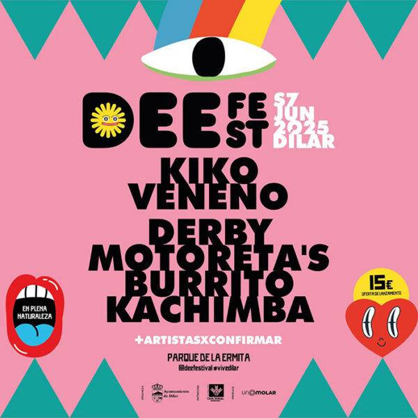 DEE FEST 2025: Kiko Veneno y Derby Motoreta's Burrito Kachimba son los primeros artistas confirmados!